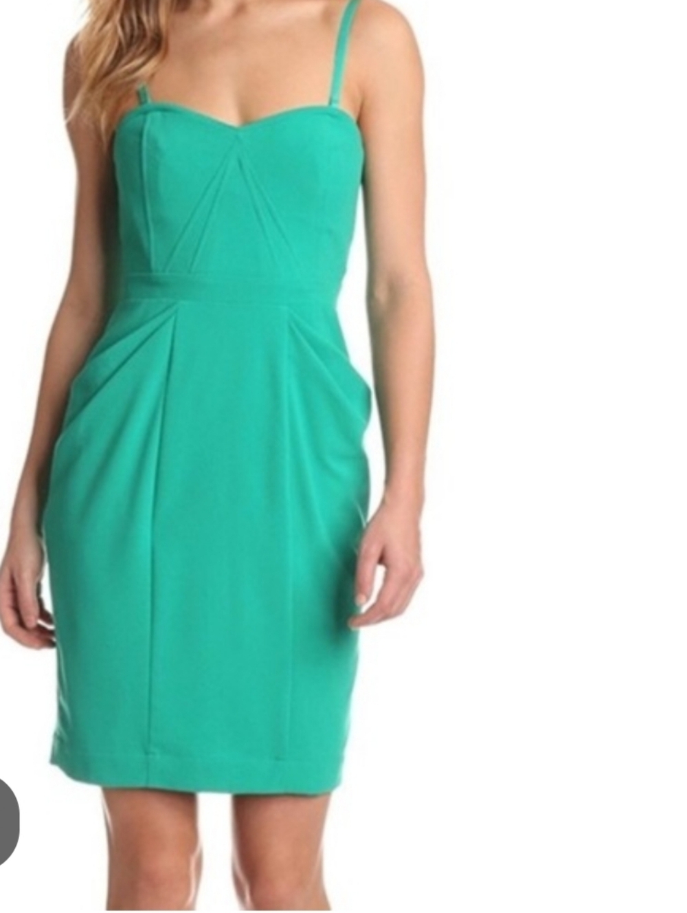 YA Los Angeles dress green wear with or without straps Med zipper back 🏝